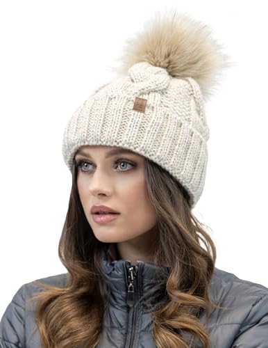 Bonnet chaud et doux VIVISENCE : le confort élégant en maille pour toutes vos sorties hivernales