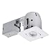 4" Dimmable Downlight Swivel Spotlight Recessed Lighting Kit, Easy Install Push-N-Click Clips, (1-Pack), White Square Trim, Globe Electric 90038