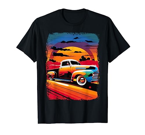 Vintage Retro Classic Old American Pickup Truck Trucker T-Shirt
