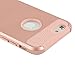 MTRONX Phone Case for iPhone 6, iPhone 6s, Hybrid Hard PC & Soft Silicone Heavy Duty Rugged Bumper Shockproof Anti-Scratch Protective Back Cover Cases-Rose Gold(HC-RGRG)