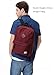 Vaschy Lightweight Backpack,20 Liters Classic Waterproof Collapsible Daypack for Sports and Traveling,Teenagers School Book Bag with Bottle Side Pockets Burgundy
