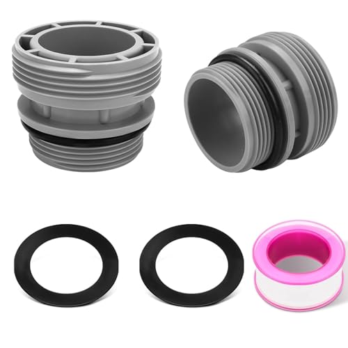 Jetgomet 4560 Pool Hose Conversion Adapter Kit โ 40mm to 1-1/2โ Hose Connectors Compatible with Intex, Hayward & Coleman Above Ground Pool Filter Pumps๏ผ2Pack