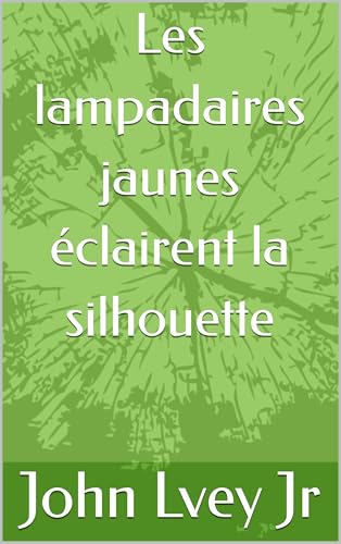 Les lampadaires jaunes éclairent la silhouette (French Edition)