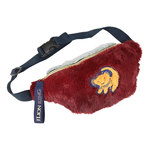Artesania Cerda Bolso Riñonera Lion King, Rojo, 26 Cm