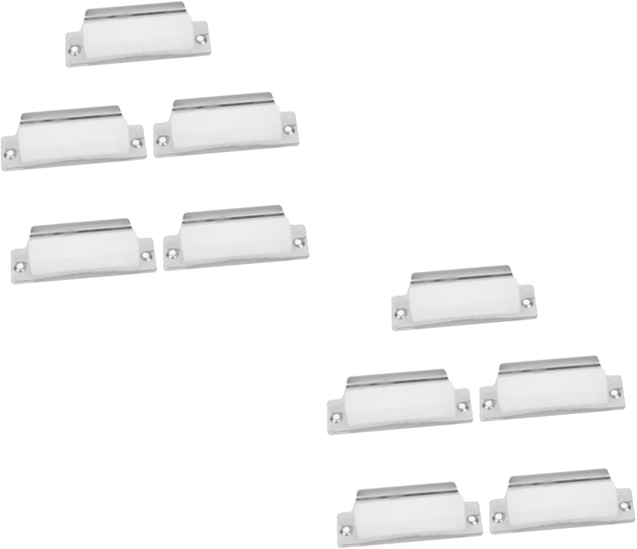 DOITOOL 2 Sets Guide Sheet Deadbolt Door Plate Dead Bolt Plate Door