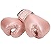 Breathable PU Leather Boxing Gloves for Kids Soft Comfortable Punching Mitts Training Equipment for Sparring Boxing Fitness Red Pink 23cm 14cm (Pink)