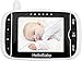 HelloBaby Video Baby Monitor with Camera and Audio | Keep Babies Nursery with Night Vision, Talk Back, Room Temperature, Lullabies, 960ft Range and Long Battery Life