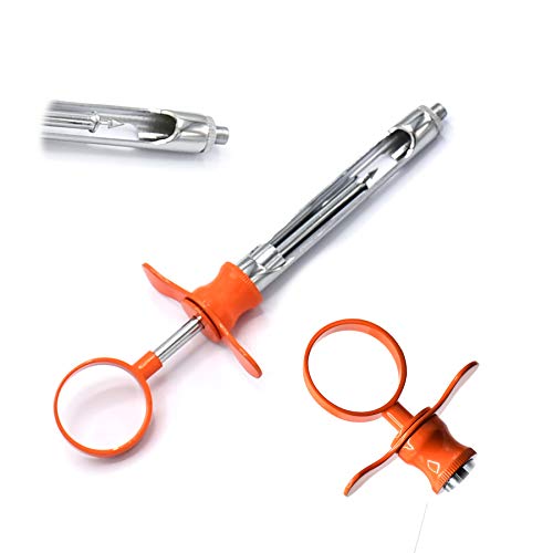 OdontoMed2011 Aspirating Syringe CW Type 1.8cc Orange Color Coated Handle Dental Instruments