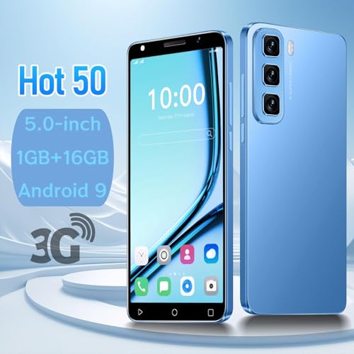 Jtqtj Hot50 - Telefono Cellulare, Display Da 5,0 Pollici, Dual Sim, 16 Gb Rom/Up Fino A 128 Gb, Doppia Fotocamera, Supporto Wifi, Gps, Telefono Bluetooth Android Phone (Viola) - 4