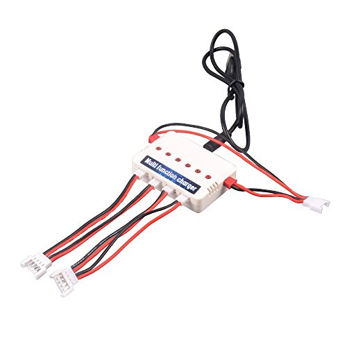 YouCute 1to3 Battery Charger for UDI U818A WiFi U818G, Hornet FPV Drone,Freelander U845 Rc Quadcopter Drone Spare Parts (Charger)