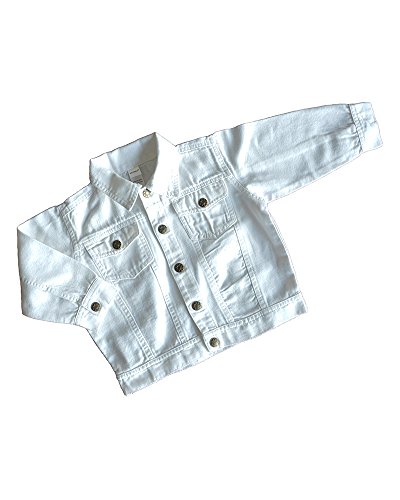 Monag Youth White Denim Jacket2