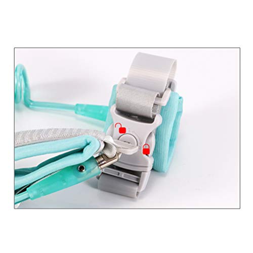 Toyvian Pulseira de segurança para crianças com trava de chave, coleira de segurança para bebês e cr