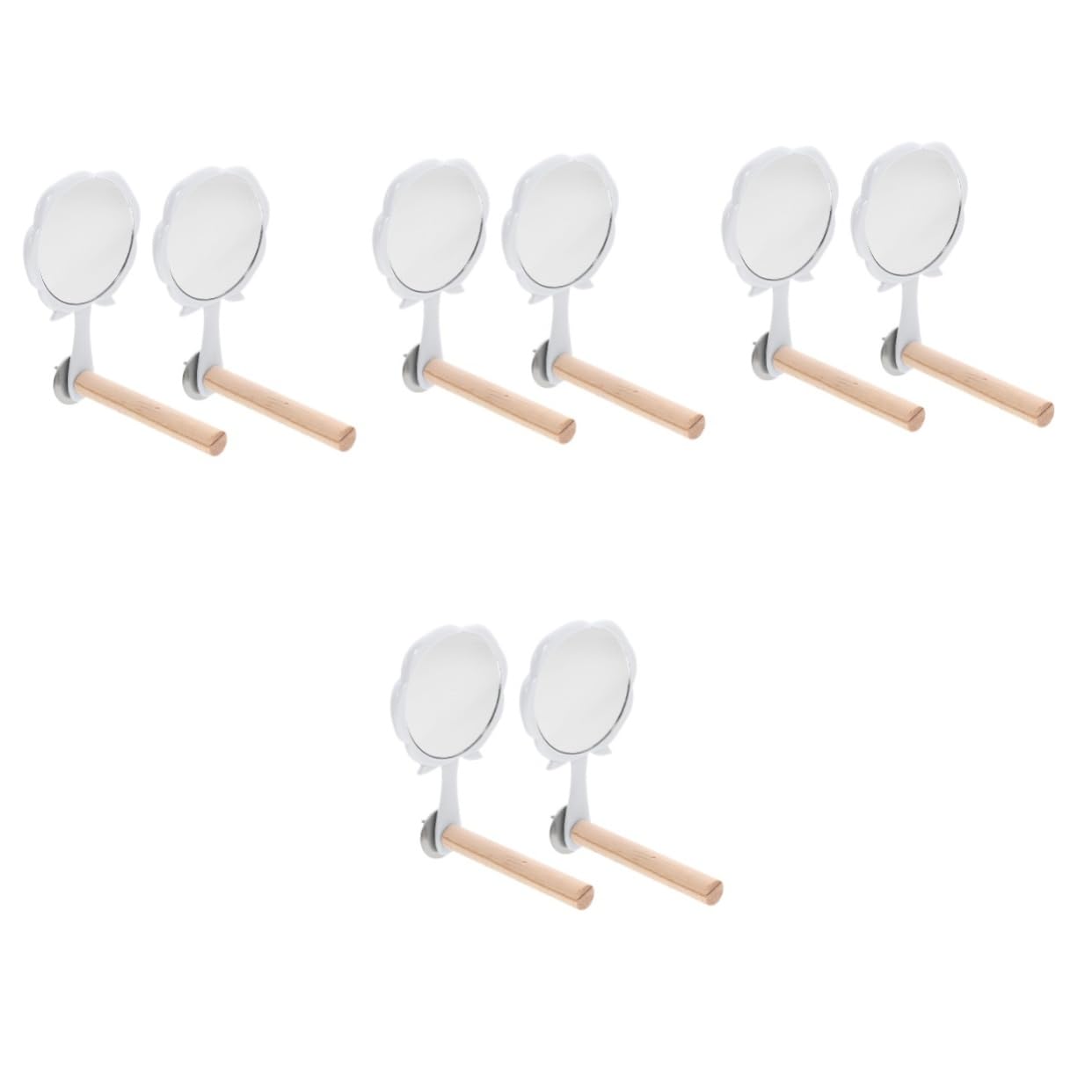 Yardwe 8 Piezas pájaro de Juguete Jaula periquitos Jaula para periquitos jaulas para periquitos Suministros para Aves Percha de Madera para Loros Accesorios para jaulas de pájaros