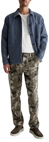 AG Adriano Goldschmied Men's Wells Panelled Fatigue Pant