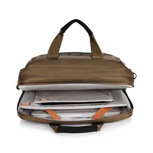 Image of uppercase Alphatech Pro 04 Padded 15.6 inch Laptop & iPad Compartment Messenger Bag with Trolley Sleeve Quick Access Pockets Detachable Shoulder Strap Office Bag for Men & Women - 21 L