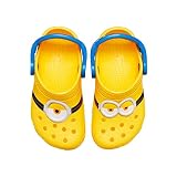 Crocs Uniseks - Dzieci Fl Classic Klapki, Żółty/Niebieski, 28/29 EU