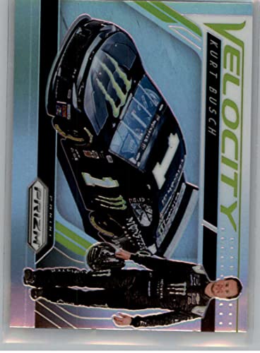 2019 Prizm Silver Prizm Refractor Racing #79 Kurt Busch Official NASCAR Trading Card From Panini America