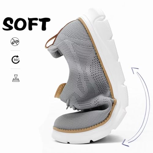 Image of Men's Oxfords Business Shoes Fashion Mesh Casual Dress Walking Sneakers Comfortable Lightweight Soft Sole