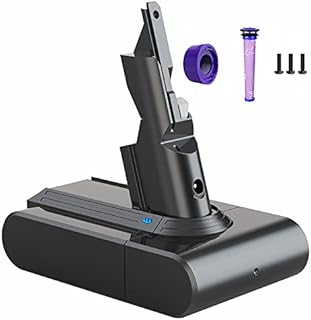 YABER V7 Replacement Battery 4600mAh for Dyson V7 Animal, V7 Motorhead, V7 Trigger, V7 Fluffy, V7 Mattress Vacuum Cleaner 21.6V SV11 with 1 Pre Filter 1 Post Filter