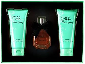 Jade Goody Shh Eau de Parfum 100ml Spray Gift Set Perfume for Women with 150ml Body Lotion and 150ml Luxurious Bath & Shower Gel