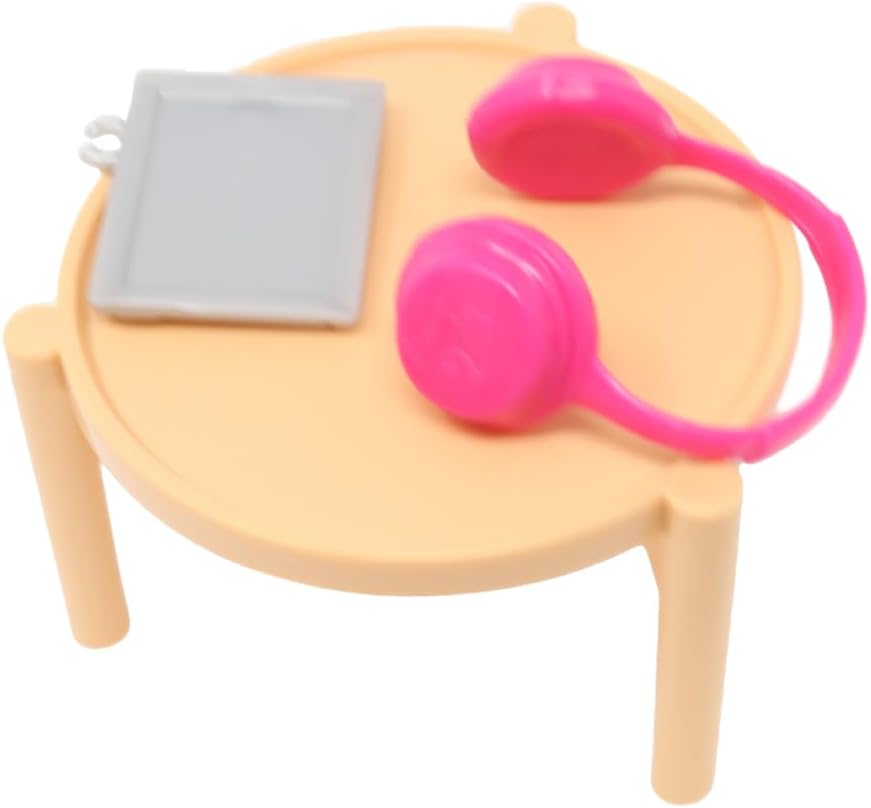 Replacement Parts for Collectible Barbie 3 Story Townhouse Dollhouse Playset DLY32 - Replacement Table, Nightstand, Kitchen Supplies and Accessories