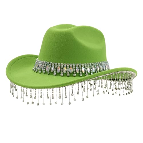 Générique Chapeau de cowboy occidental 2026 avec franges pour fêtes, festivals, célébrations,...