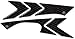 2 Autocollants DE Protection Pied Passager en 3D Gel compatibles avec Yamaha TMAX 560 2020