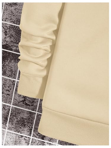 Floerns Men's Fashion Fall Long Sleeve Crewneck Graphic Lightweight Pullover Sweatshirts3