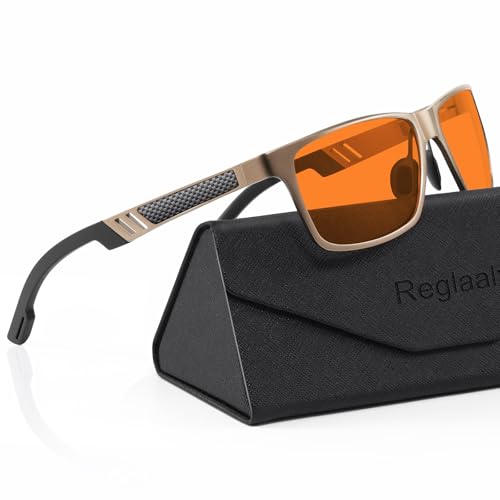 Reglaaly Blue-Light-Blocking-Gaming-Glasses Designed for Men/Women Gamers Anti Fatigue with Powerful Filter Lenses for Electronic Screens