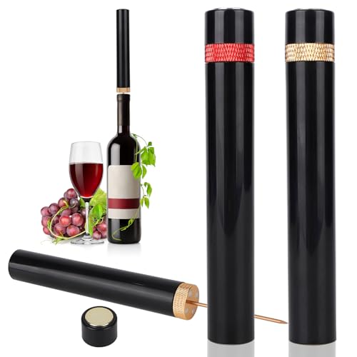 2pcs Wine Bottle Opener Needle Wine Opener Keys Corkscrew Gifts Air Pressure Cork Pump Remover Tool Accessories for Home Restaurant Waiters Travel Party Essential