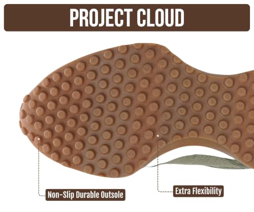 Image of Project Cloud Trendy Fashion Sneakers for Women 2026 - Memory Foam and Non-Slip Comfortable Casual Ladies Shoes for Womens Fashion Sneakers - Lightweight Lace-up Shoes (Lecco)