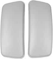 Vista 3 de MingYi.office Almohadillas de repuesto para silla de oficina Haworth Zody, 1 par, color negro/gris (negro)