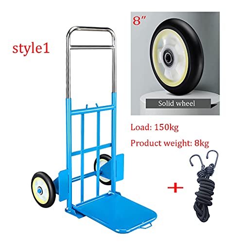 Carretilla plegable de acero portátil capacidad 300kg miniatura 7