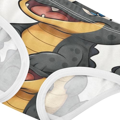 Durable Toddlers Underwear Floral 2t Cotton Little Girl Panties Cute Cartoon Crocodile Briefs Kids Undies4