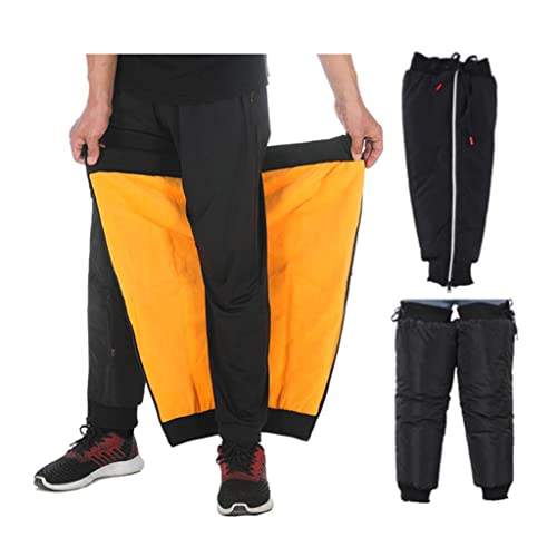 ZDDZ Knieschützer Rollstuhldecke Winter Beinwärmer Tasche Reflektierende Streifen/Riemen/Reißverschluss Puller Design für Rollstuhl Wärme Radfahren Laufen Outdoor, Light Blue, L70cm Cover