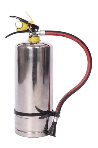 Image of 4L Wet Chemical Kitchen Fire Extinguisher - Silver Metallic | K-Class | Refillable | Suitable for Commercial Kitchens