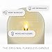Luminara Scalloped Edge Flameless LED Candle - Ivory 4