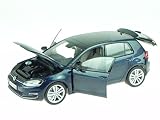 VW Golf 7 4-Türer nachtblau Modellauto Norev 1:18