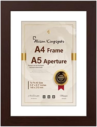 Modern Black 12x10 Photo Frame With Mount Photo Frame for Image Size 10 x 8 Inches, With Clear Perspex Sheet, to Hang Portrait or Landscape (12x10 For 10x8 Image Size, Black)