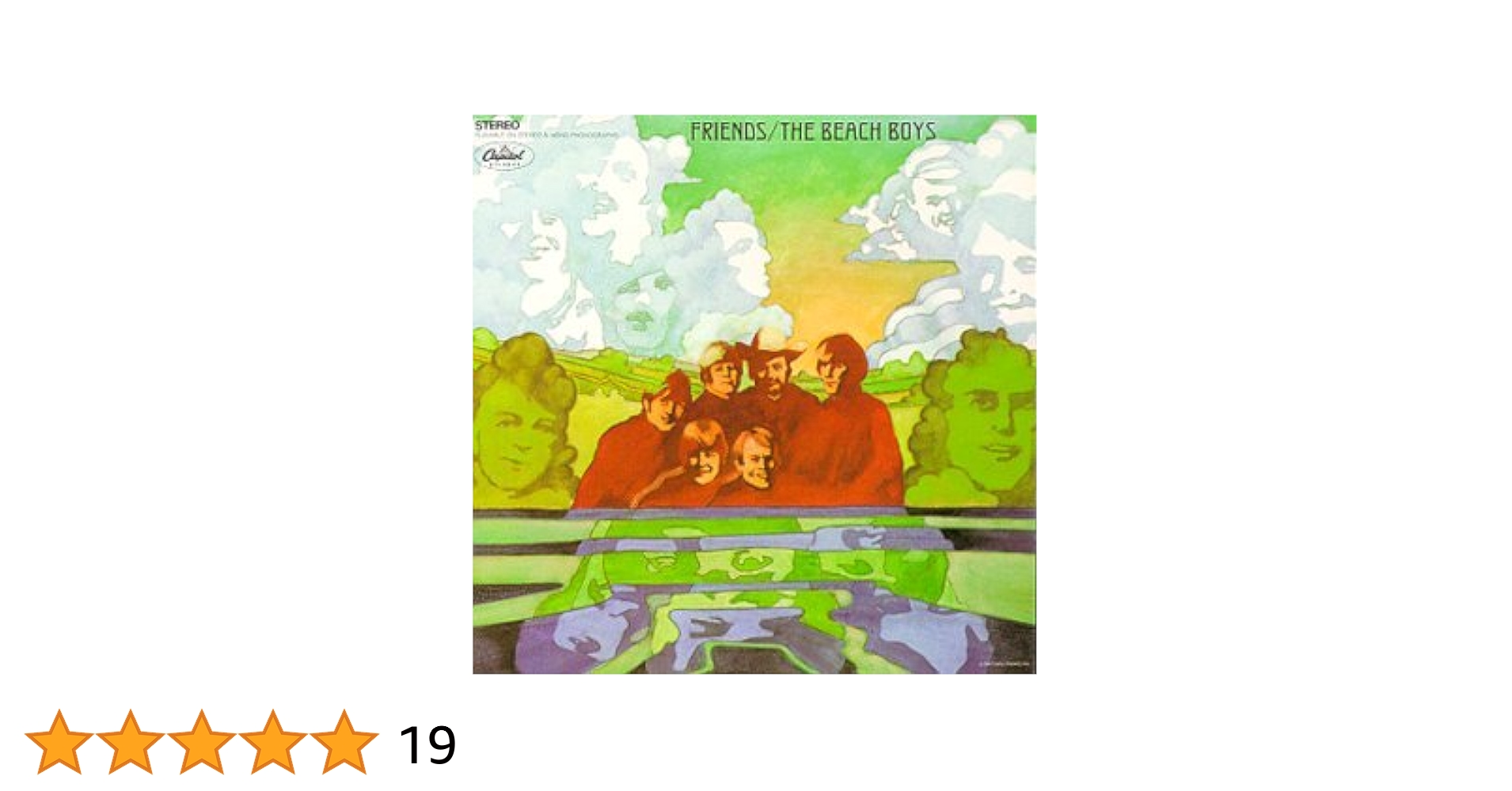 【送料無料】The Beach Boys-Friends レコード　虹ラベル Amazon.co.jp: FRIENDS: ミュージック