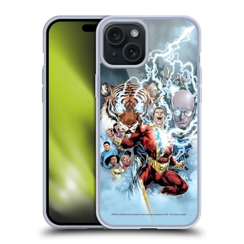 Carcasa artística de la Liga de la Justicia para iPhone 15 Plus