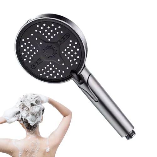 Alcachofa de ducha de mano | Potentes cabezales de ducha de alta presión, cabezal de ducha de lluvia, accesorios de baño para limpiar mascotas, dormitorio, apartamento, hotel, ducha, niños, lavado de