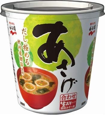Amazon | 永谷園 カップ入生みそタイプみそ汁 あさげ 19.6g×6個入