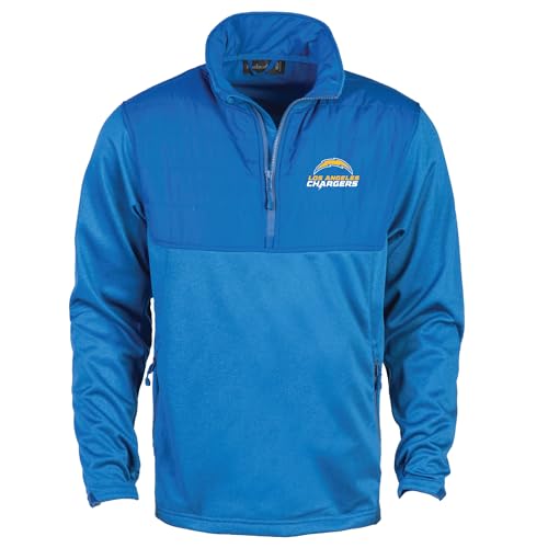 Image of Dunbrooke Pathfinder Teflon coated 1 /4 zip tech fleece with polyester shell and zippered pockets