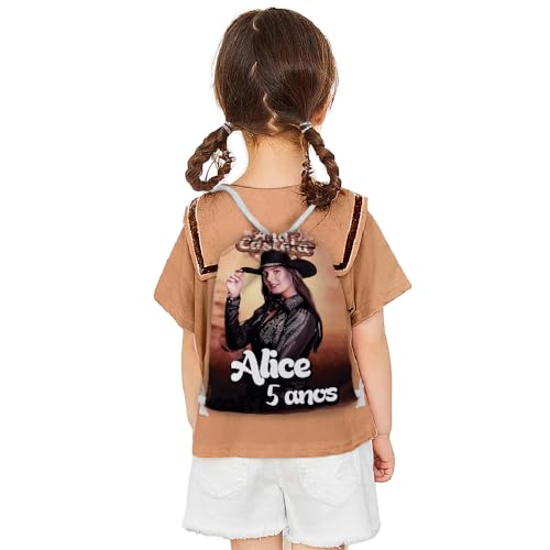 Mochilinha Bag Infantil Personalizado com Nome e Idade Ana Castela Boiadeira (Mochilinhas 20x30, Unidades, 01)