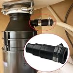 Dishwasher Drain Hose Adapter,Garbage Disposal Dishwasher Connector Kit Compatible with Insinkerator Garbage Disposals with Inlet Connector and Clamps