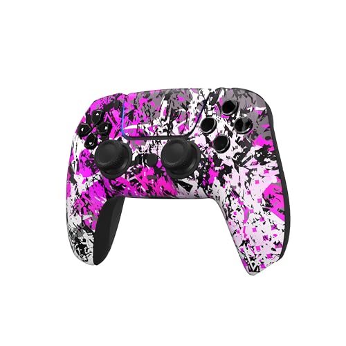 Image of Custom Controllerzz Custom Wireless Controller Compatible with PS5 - Multiple Designs Available (Shadow Bloom)