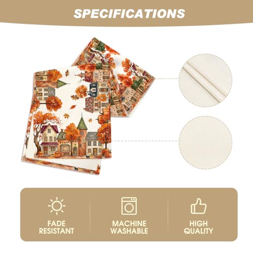 Artoid Mode 210 GSM Fall Table Runner Home Party Decor 13x108 Inch by Artoid Mode - Used condition - Image 5