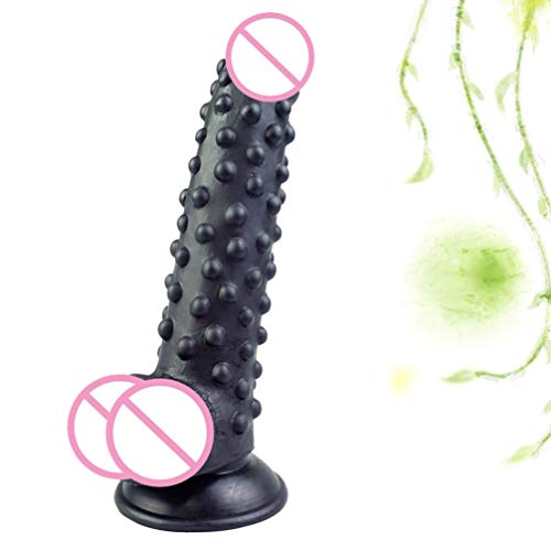 ARTIBETTER Longo Didlo Brinquedo Cavalo Iniciantes Casais Prazer Massageador Varas Preto