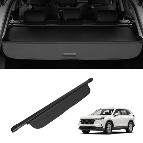 VEVOR Cargo Cover for Honda CRV 2023 2024 2025 Accessories, Upgraded Waterproof UV Resistant Retractable Trunk Cover Security Shield Shade for Honda CRV 5-Seater, Leather Texture by VEVOR - Used condition - US$44.03